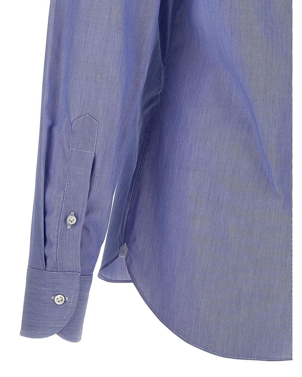 Borriello Blue 'Falso Unito' Cotton Shirt for men