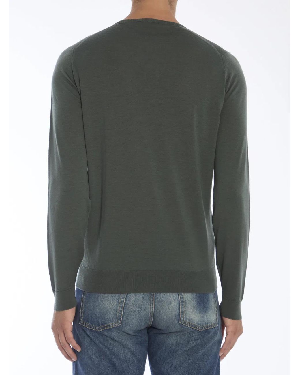 John Smedley Gray Lundy Pullover for men