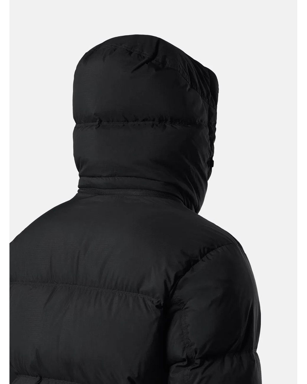 Stone Island Black Matt Ripstop Cordura Hooded Down Jacket for men