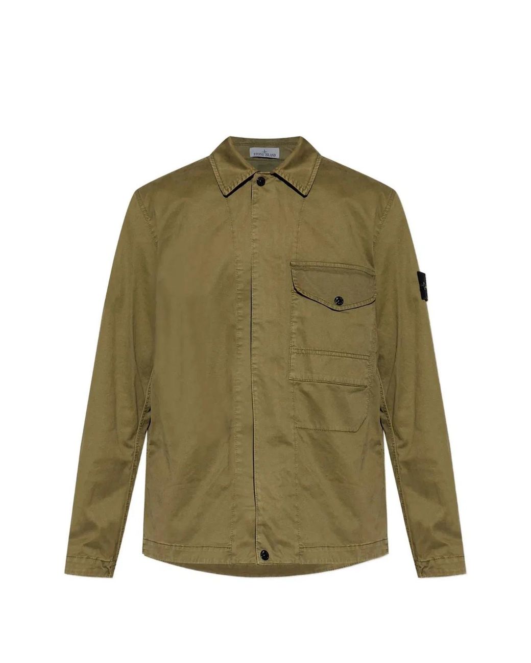 Stone Island Green Mini Shirt Collection for men