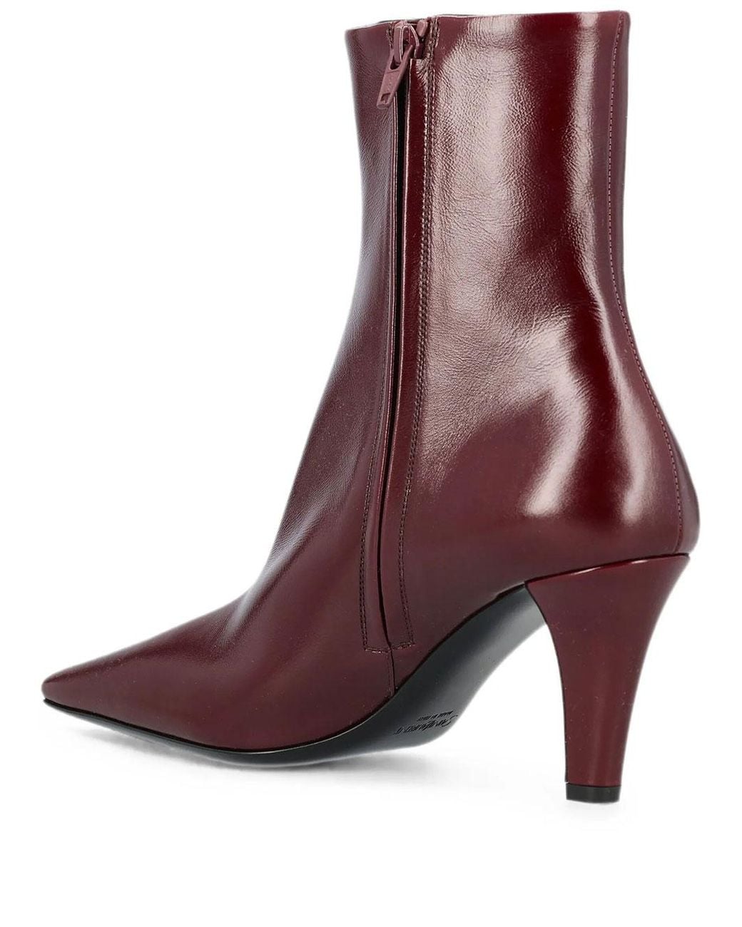 Saint Laurent Purple Stivaletti "Jill 75"