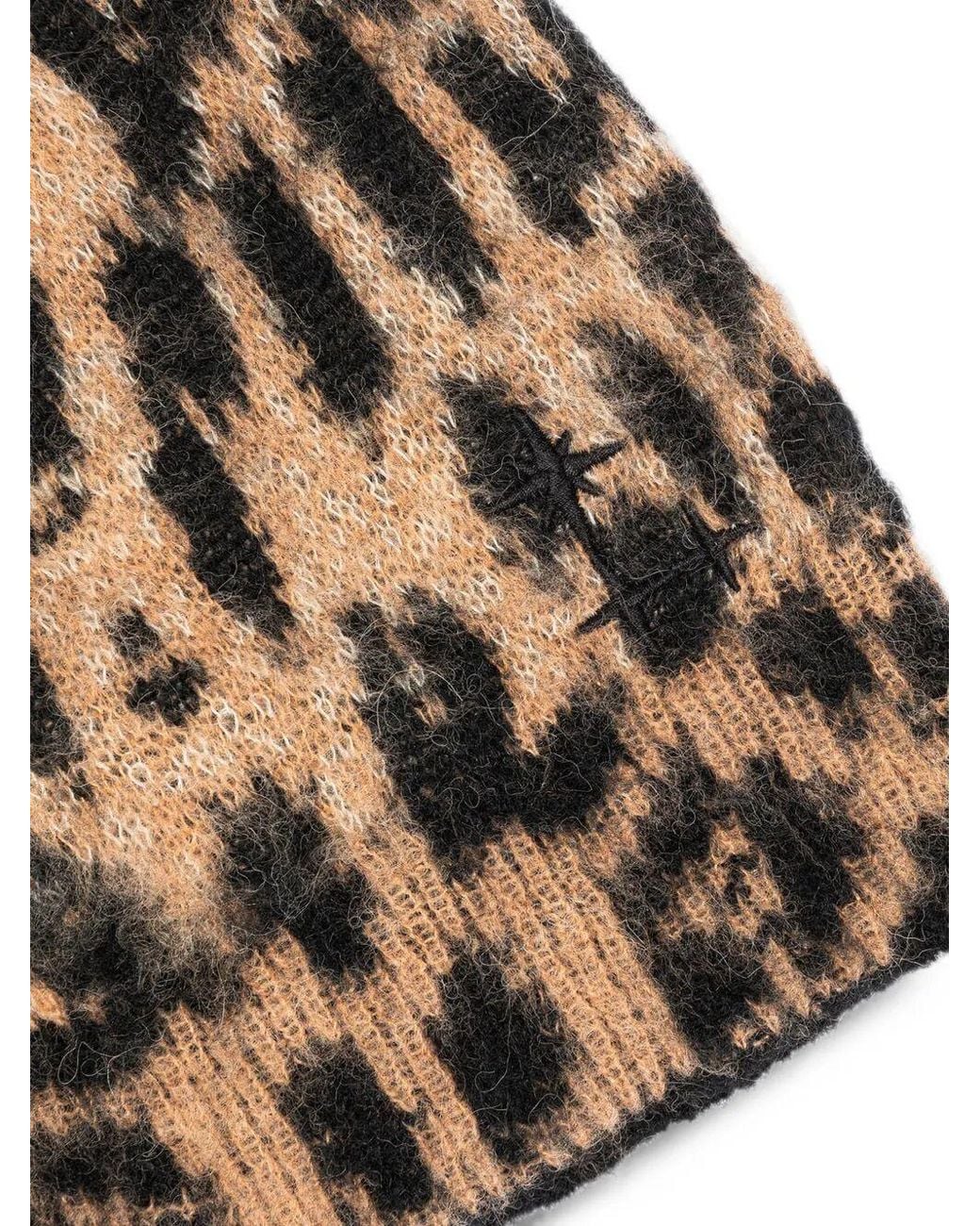 Laneus Brown Knitted Hat for men