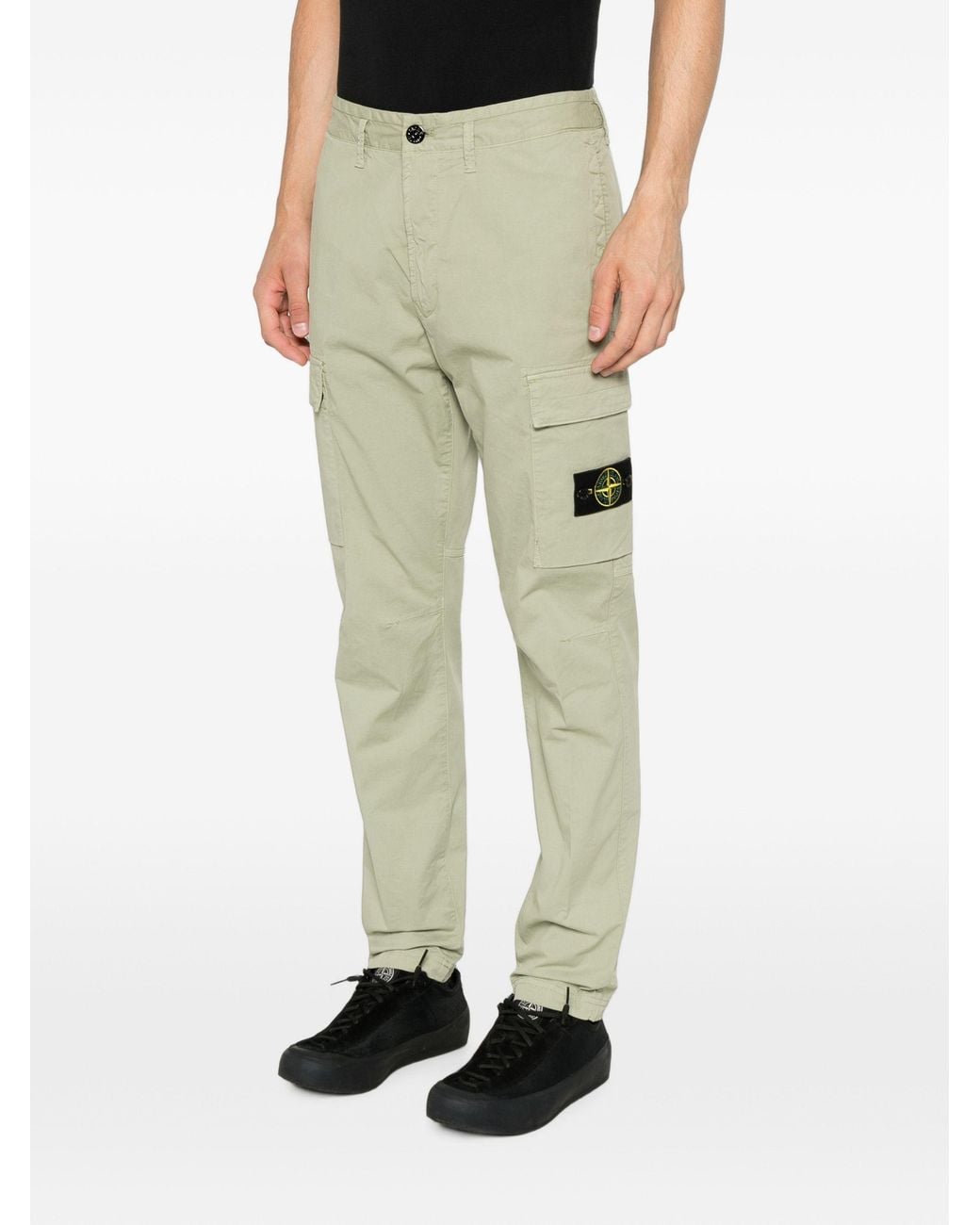Stone Island Natural Trousers for men