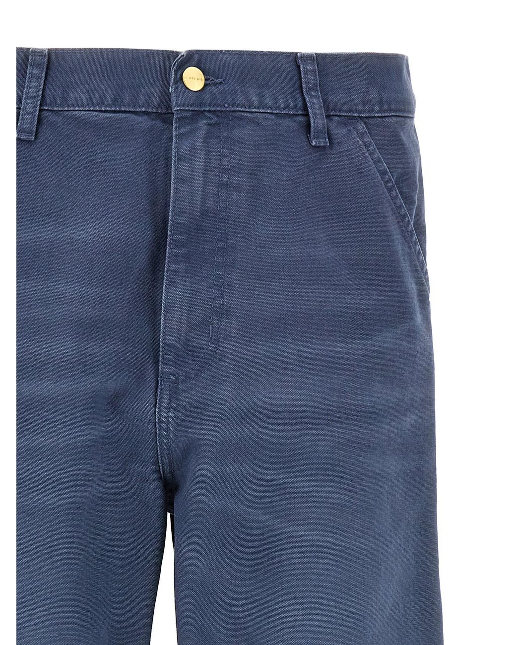 Carhartt Blue 'Single Knee' Pants for men