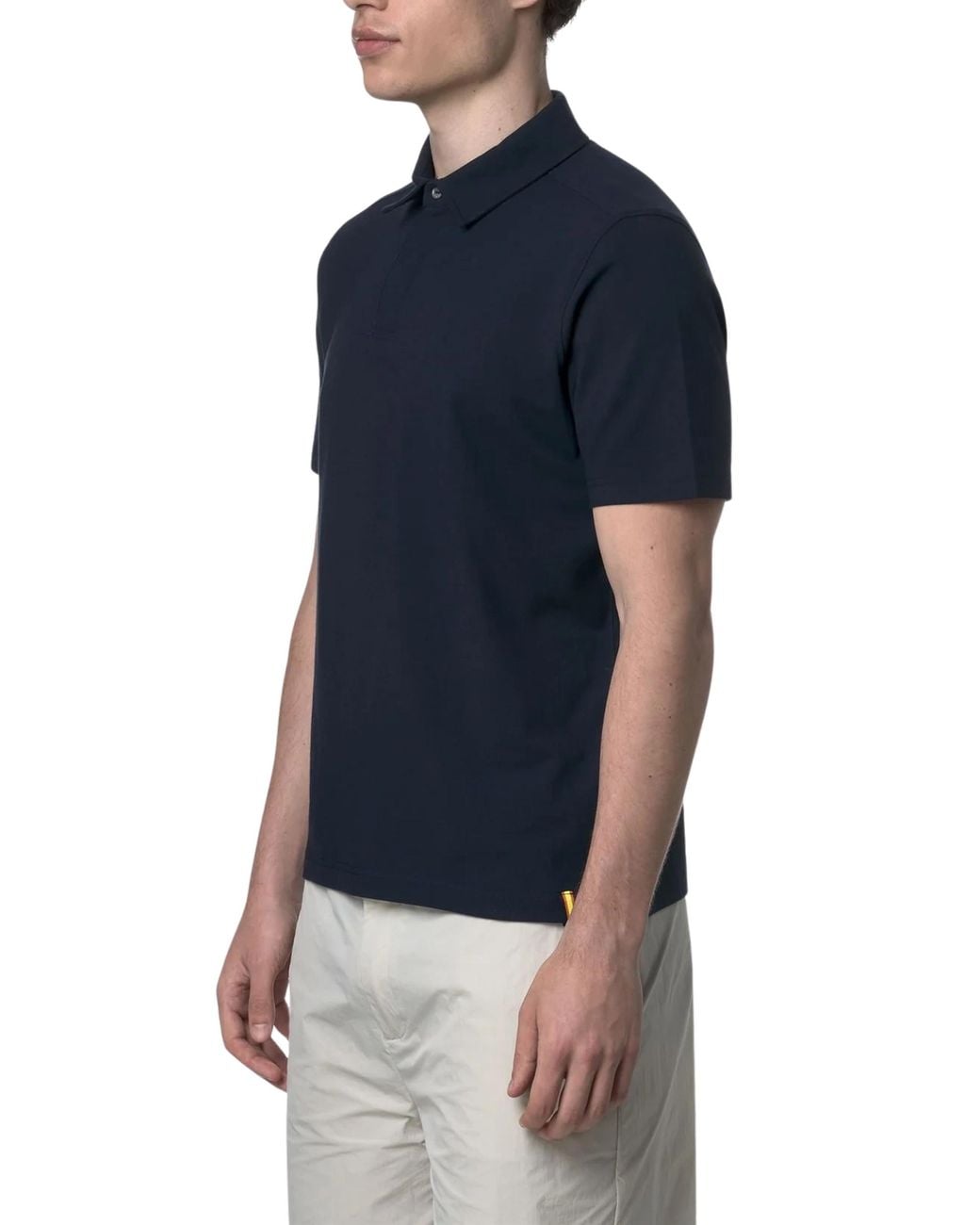 K-Way Blue Vincelle Ice Cotton Polo Shirt for men