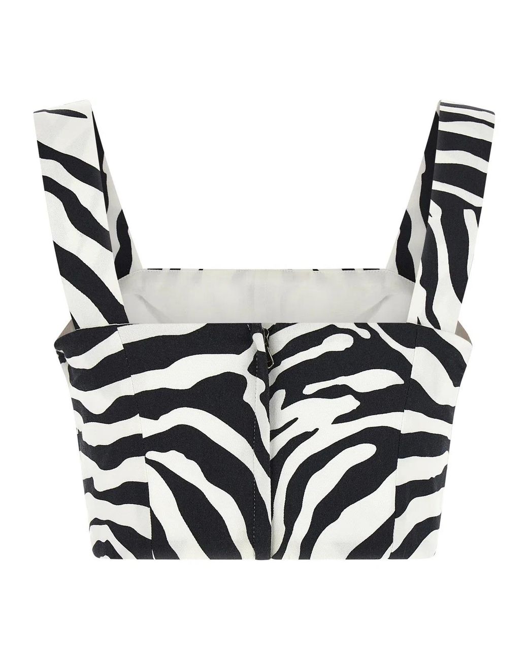 Dolce & Gabbana Black Dolce & Gabbana 'Zebra' Top