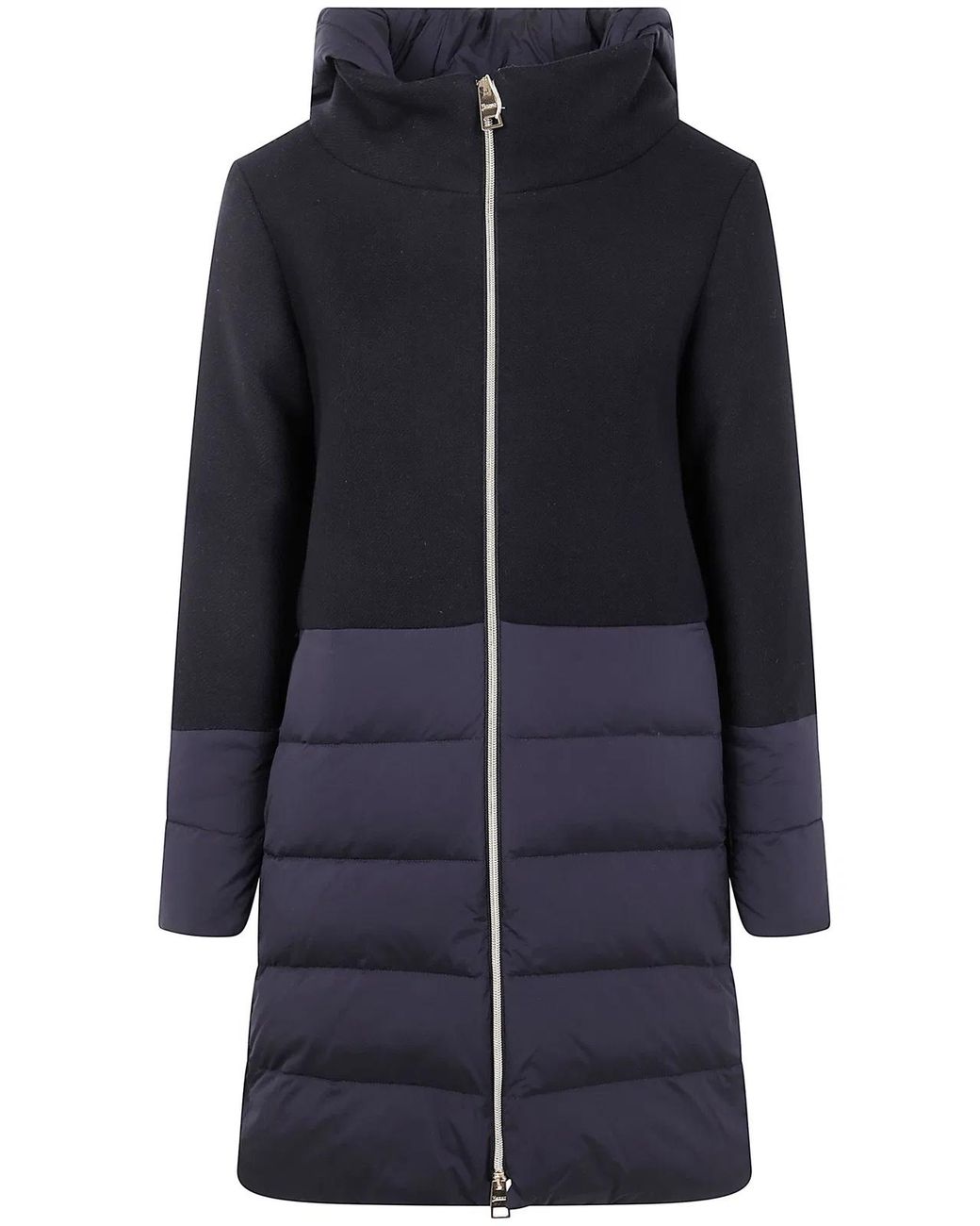 Herno Blue "Mix Fabric" Medium Jacket