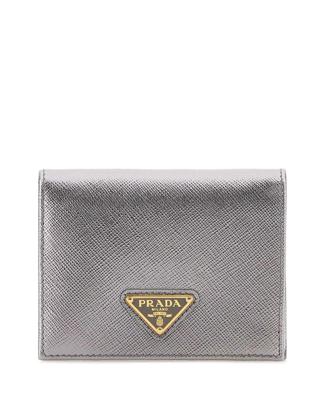 Prada Gray Wallets