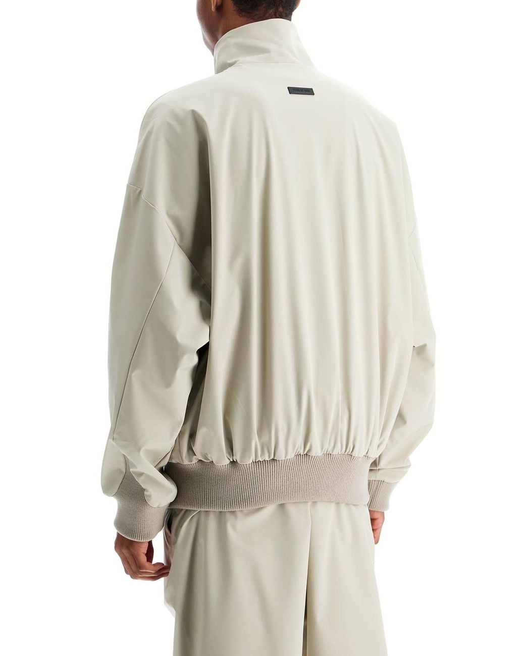 Fear Of God Natural Nylon And Polyester Jacket With High Collar And Zip for men