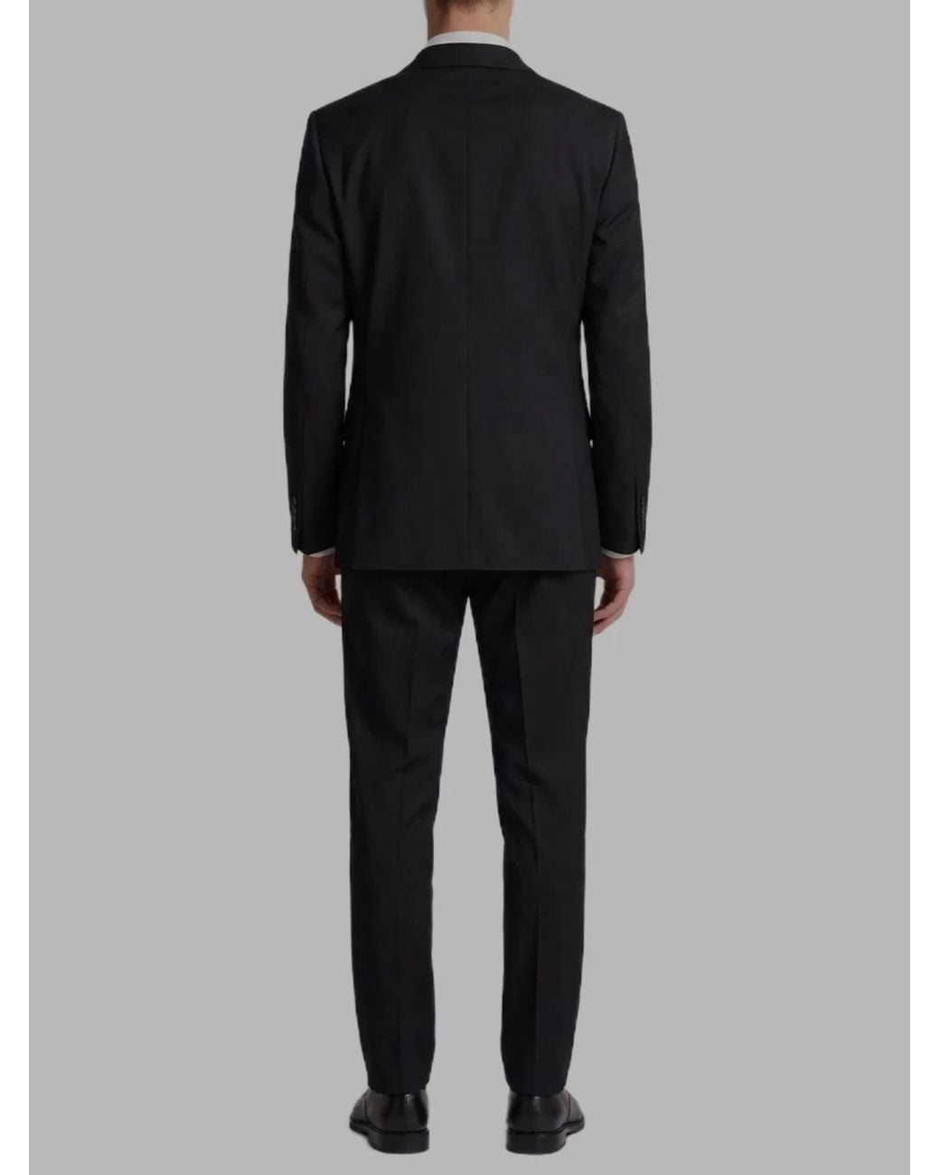 Lardini Black Feeling Double-Breasted Dress for men