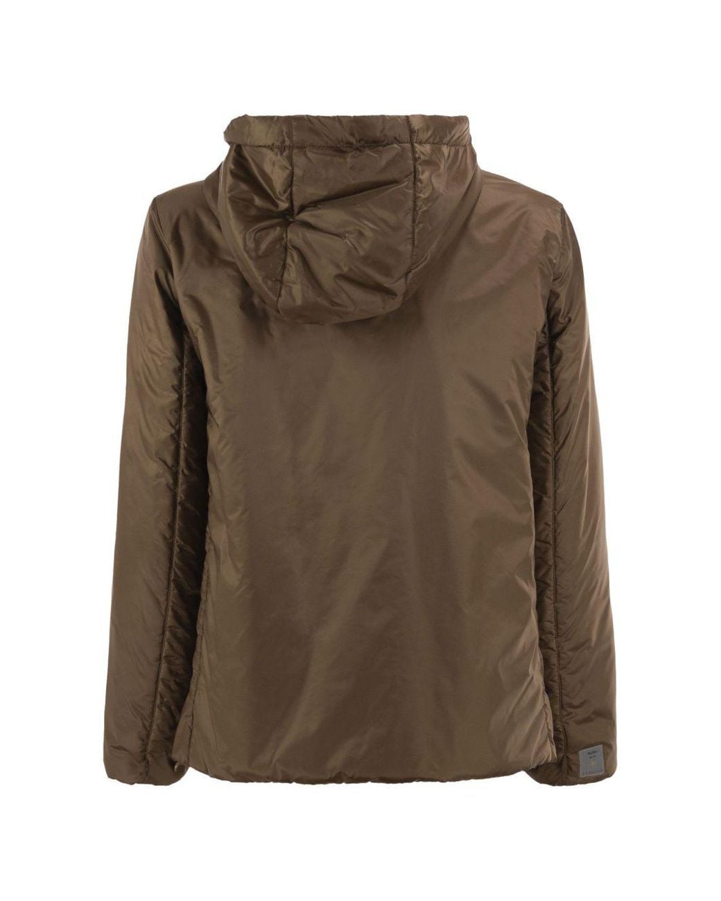 Max Mara Brown Padded Drawstring-Hood Jacket