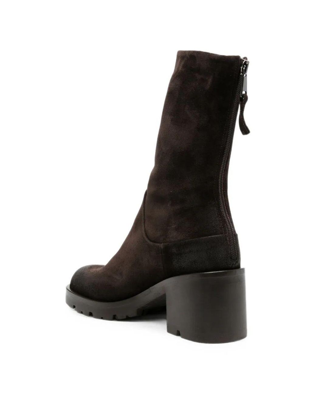Strategia Black "Velour Ebony" Boots