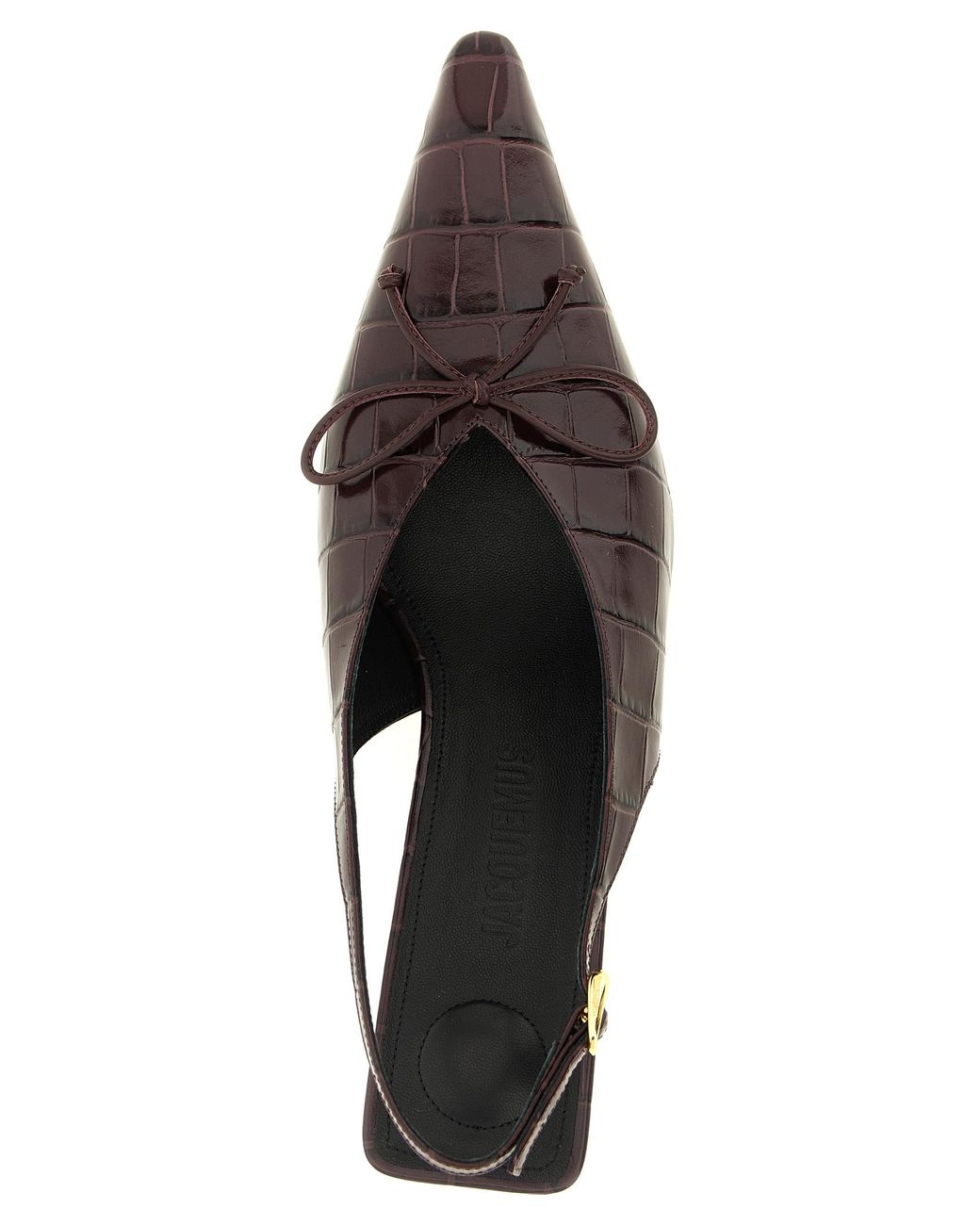 Jacquemus Brown 'Les Slingbacks Cubisto B' Slingback