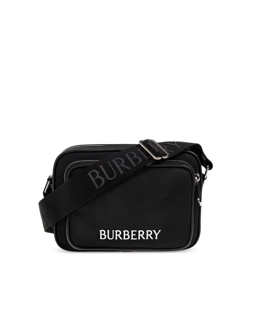 Burberry Black "Paddy" Nylon Crossbody Bag for men