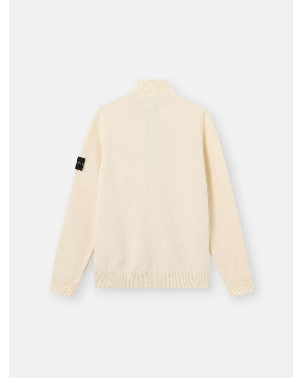 Stone Island Natural Jersey Botones for men
