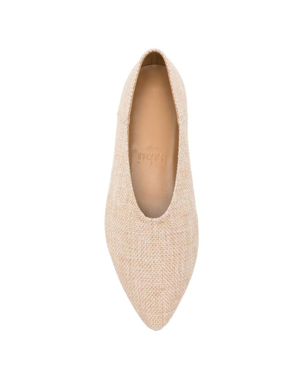 babú Milano Natural Dune Ballet Flats