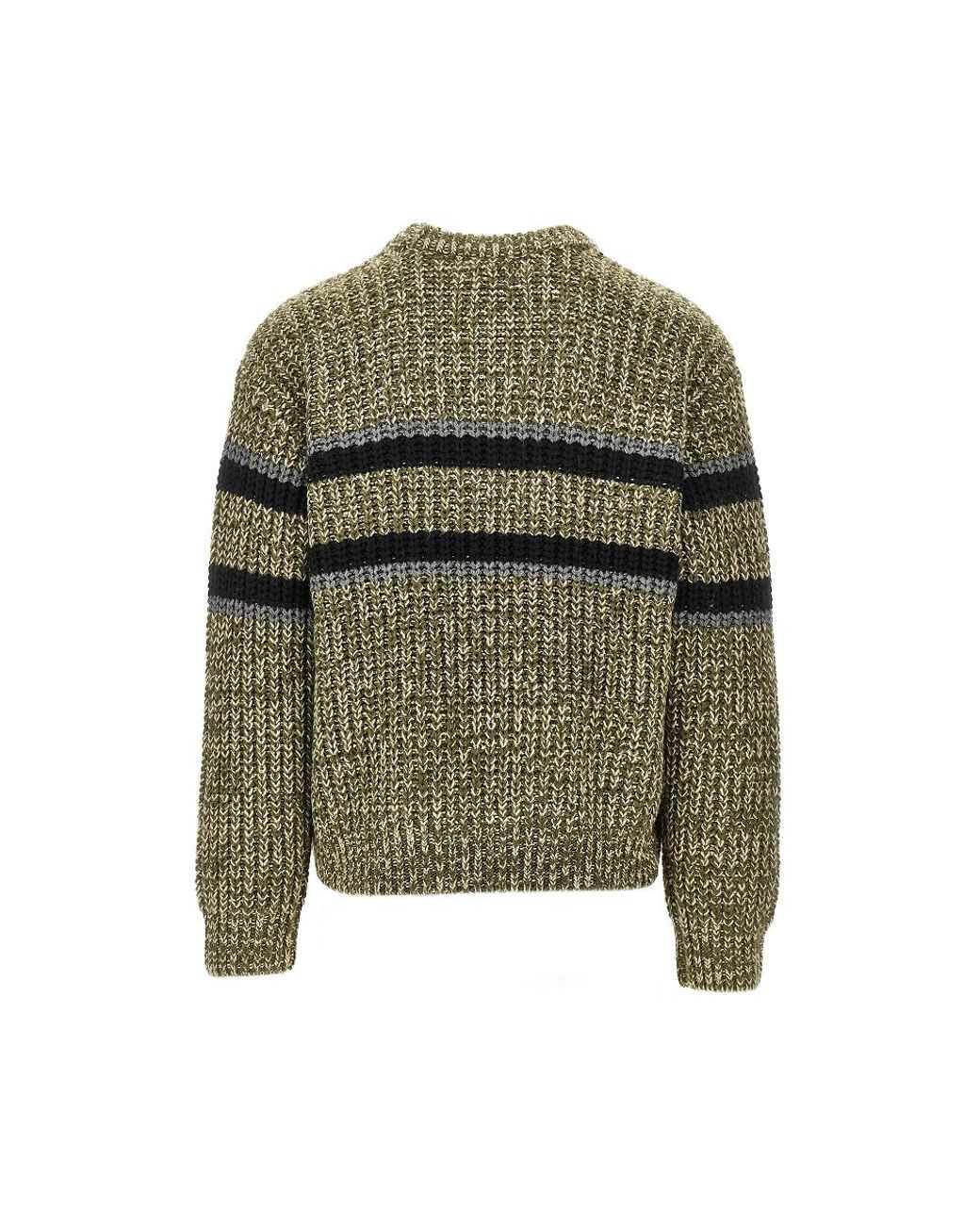Obey Green Alden Cotton-Blend Sweater for men