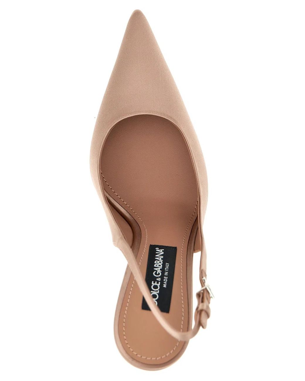 Dolce & Gabbana Pink Dolce & Gabbana Satin Slingbacks