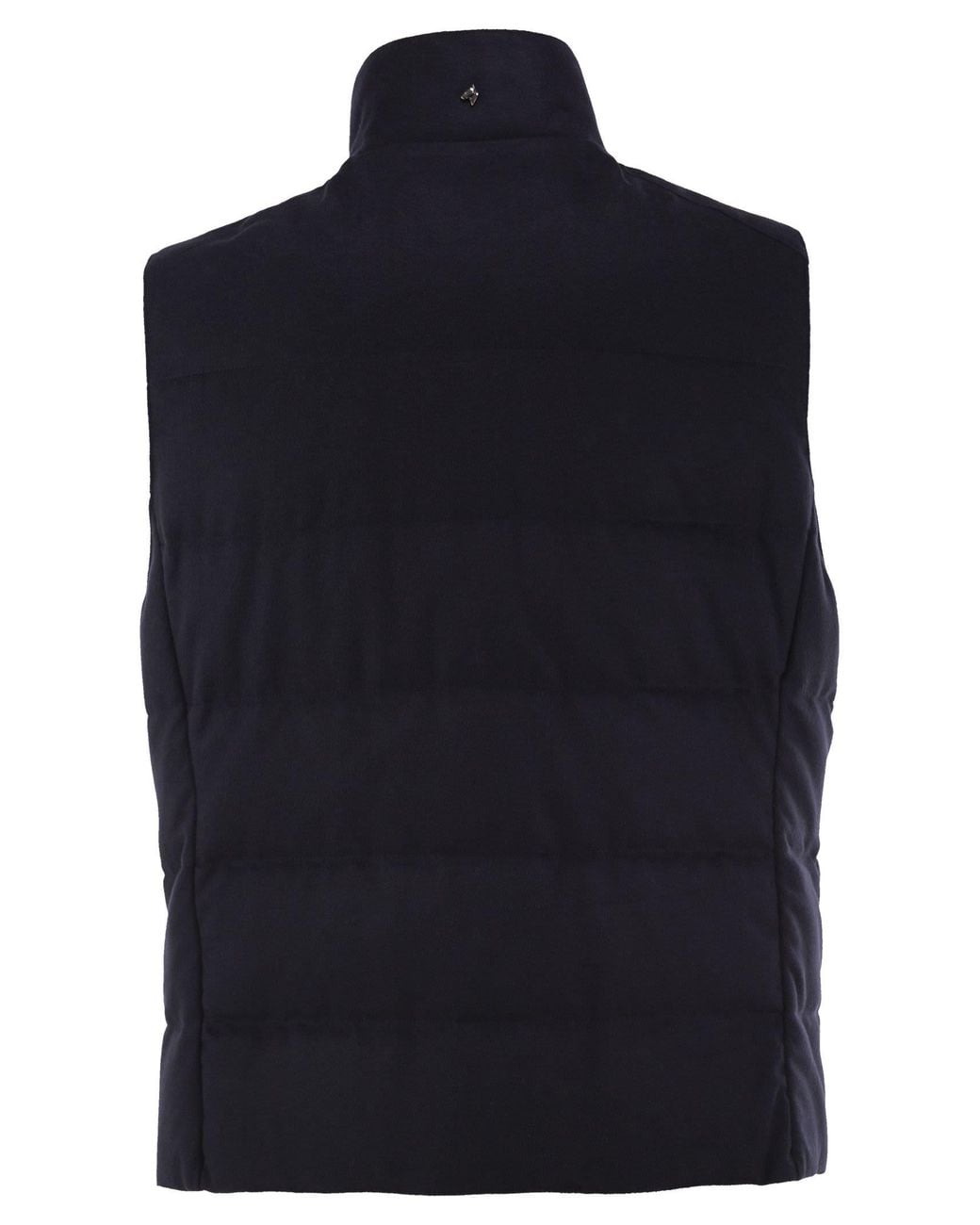 Montecore Blue Wool, Silk And Cashmere Blend Padded Gilet for men