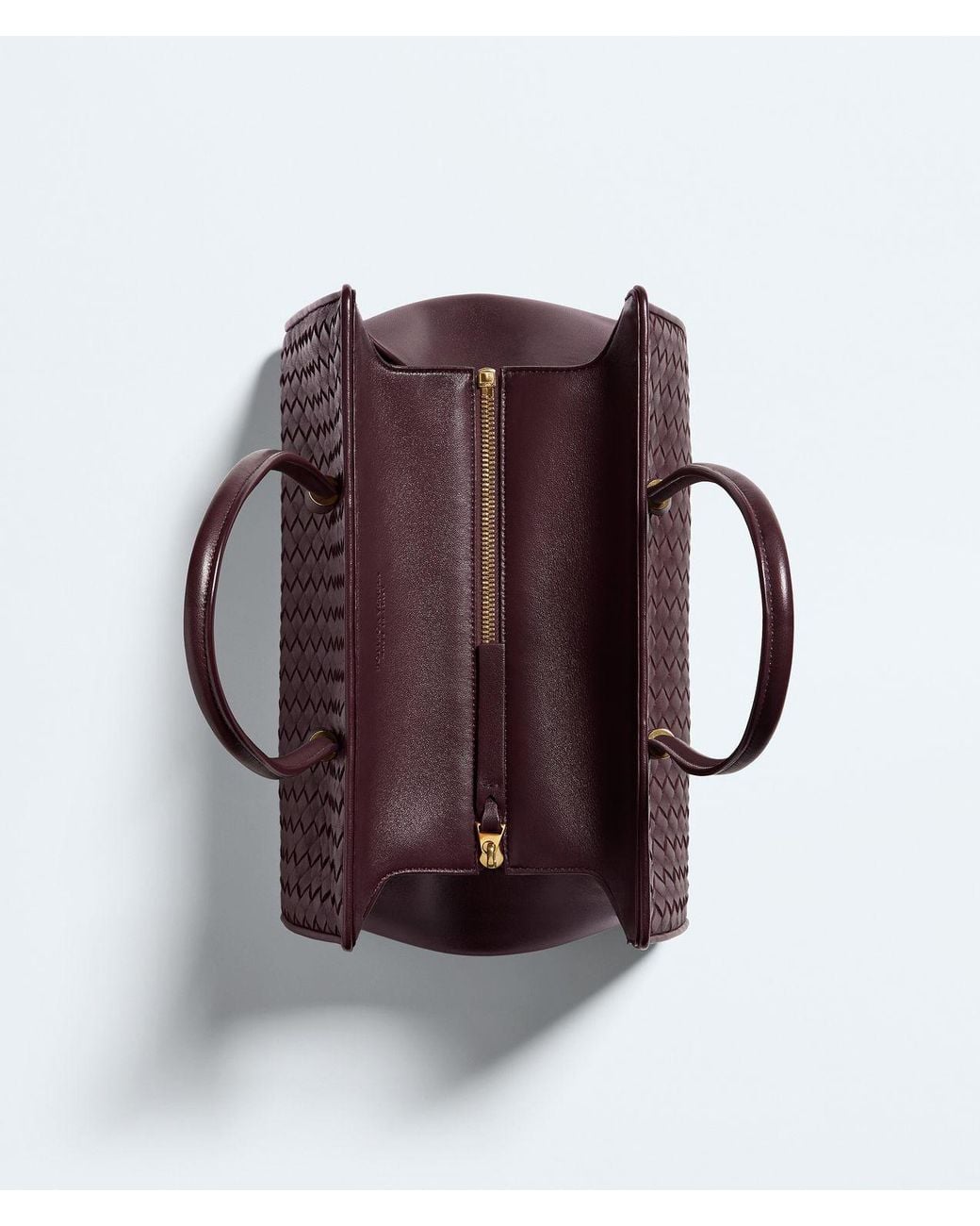 Bottega Veneta Purple Deep Mahogany Small Barbara Tote Bag