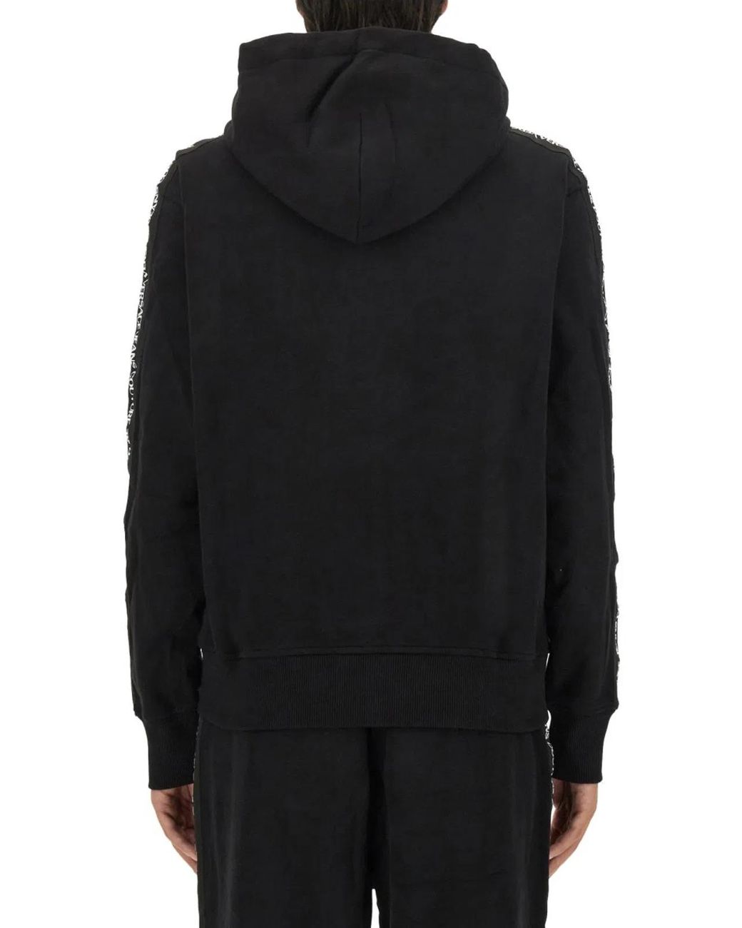Versace Jeans Couture Black Hoodie for men