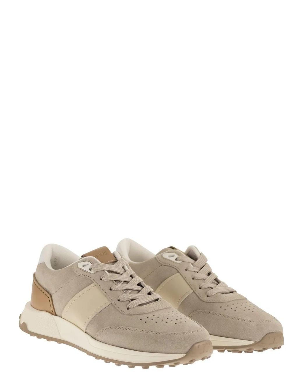 Tod's Brown Suede Leather Trainers for men