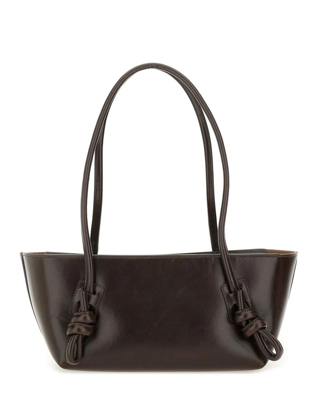 Hereu Black Calf Leather Shoulder Bag