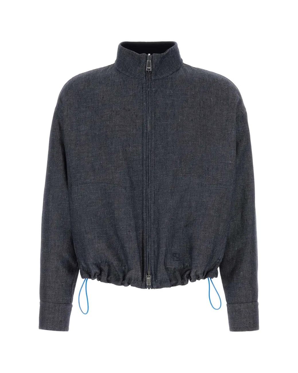 Fendi Blue Denim Reversible Jacket for men