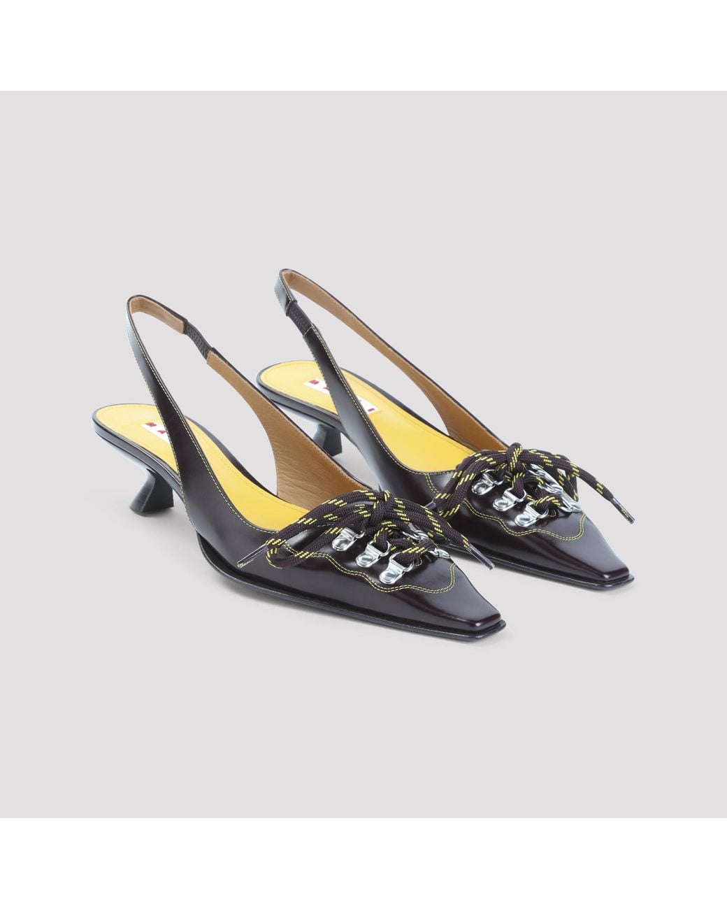 Marni Metallic Pump Shoes