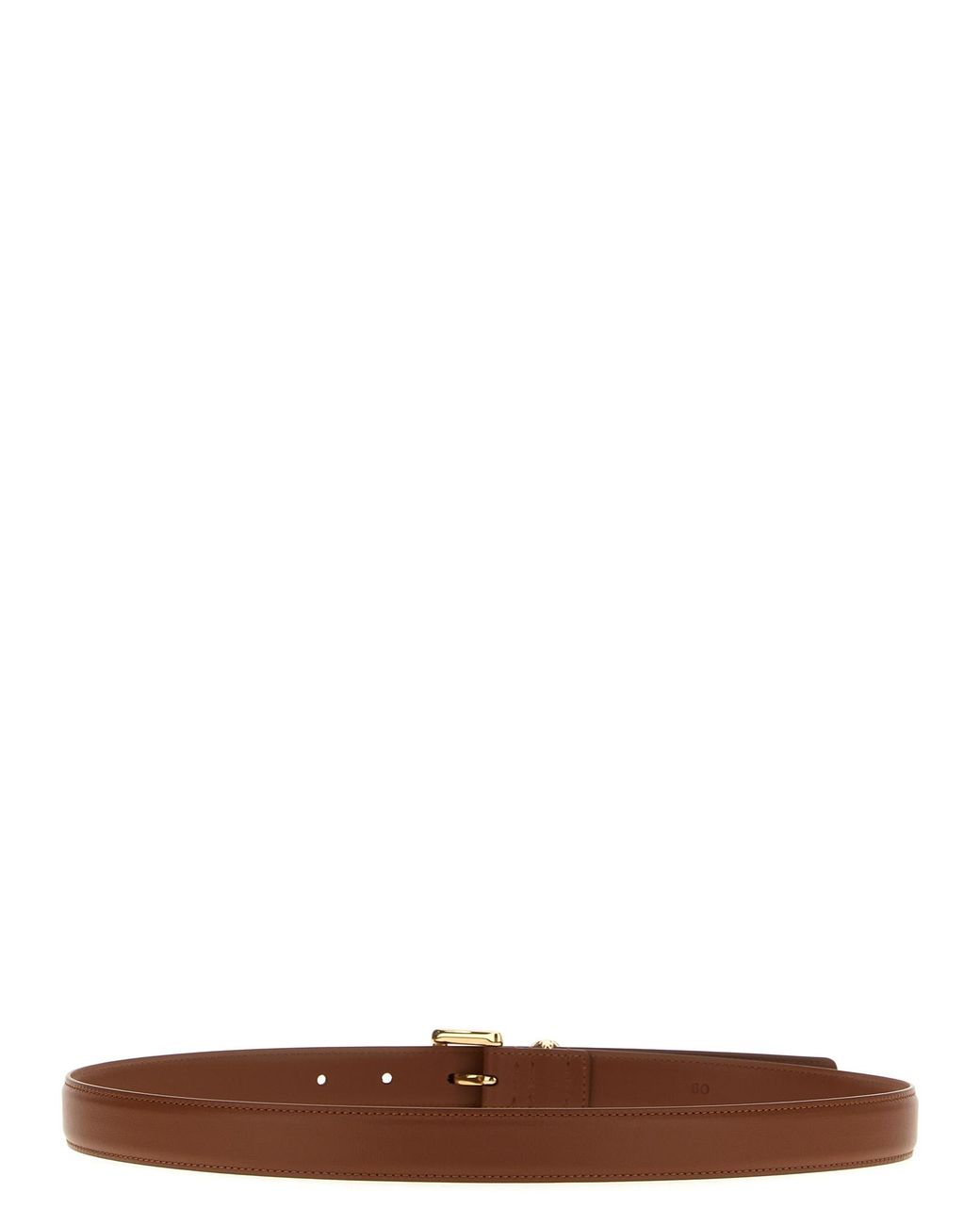 Ferragamo White 'Gancini' Belt