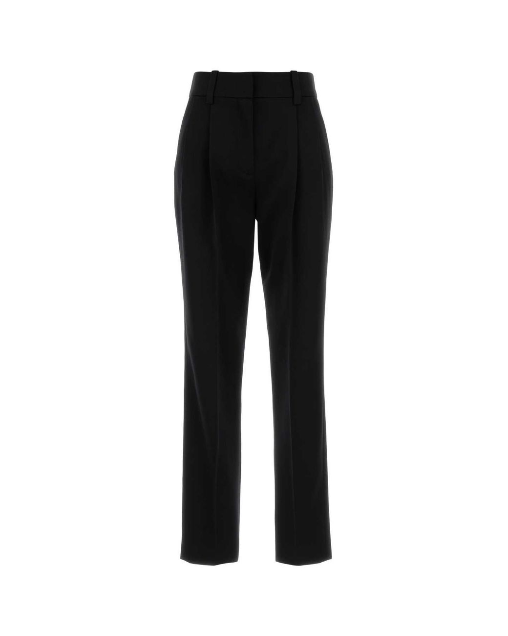 Balmain Black Wool Pant