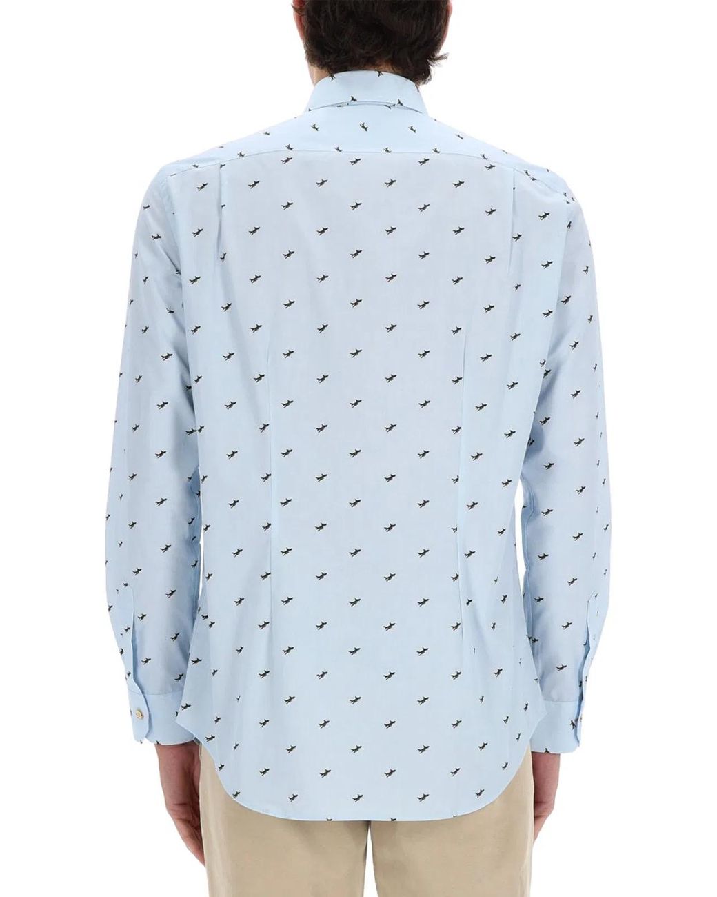 Paul Smith Blue Printed Shirt for men