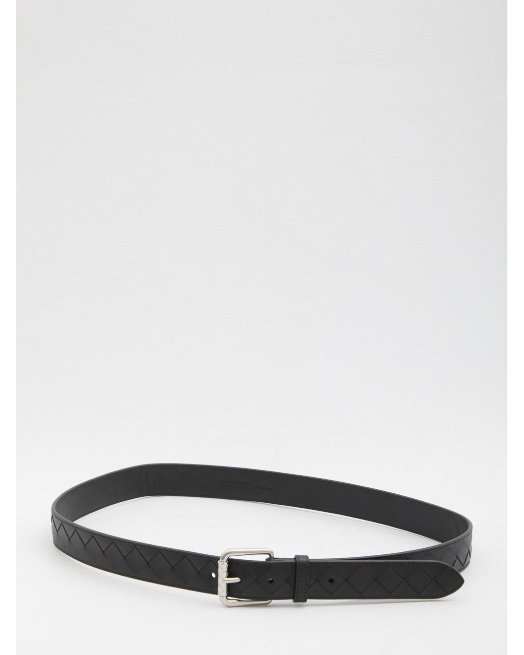 Bottega Veneta White Intrecciato Belt for men
