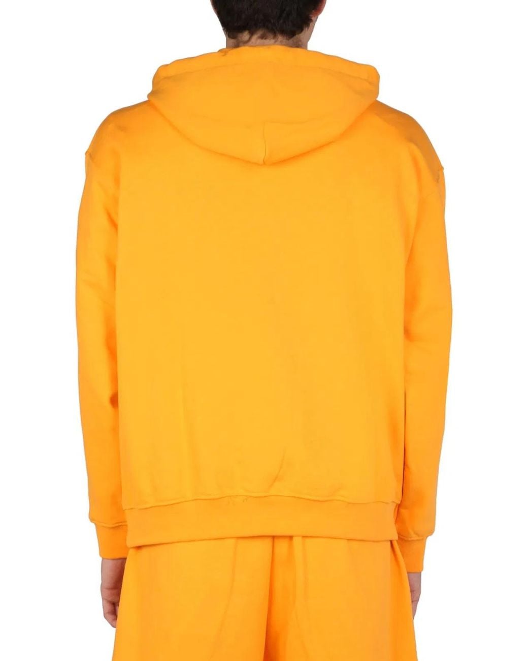 Pharmacy Industry Orange Sweatshirt With Logo Print for men