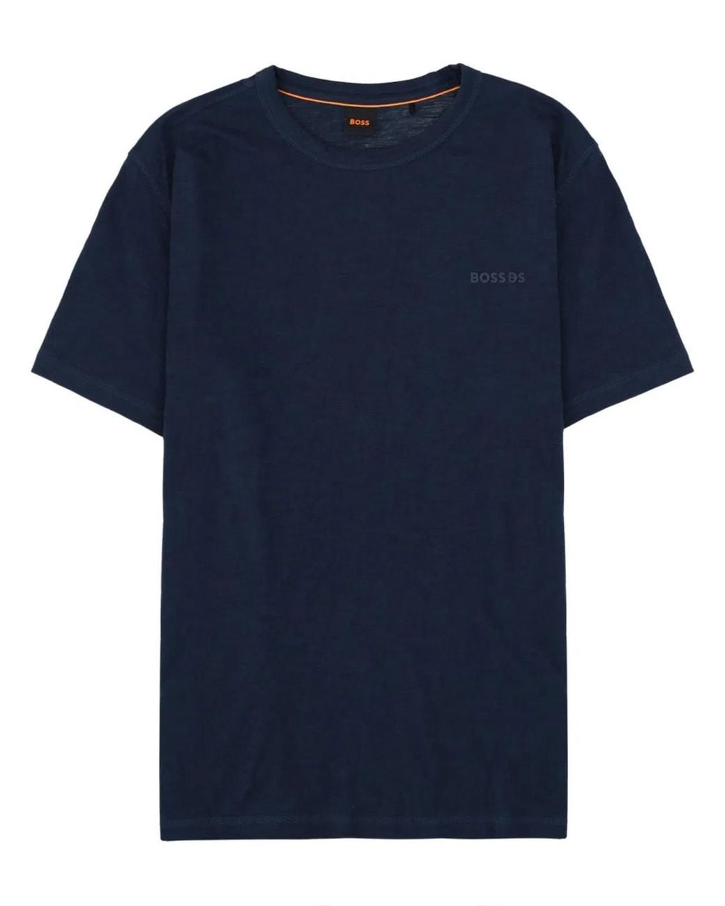 Boss Blue Cotton T-Shirt for men