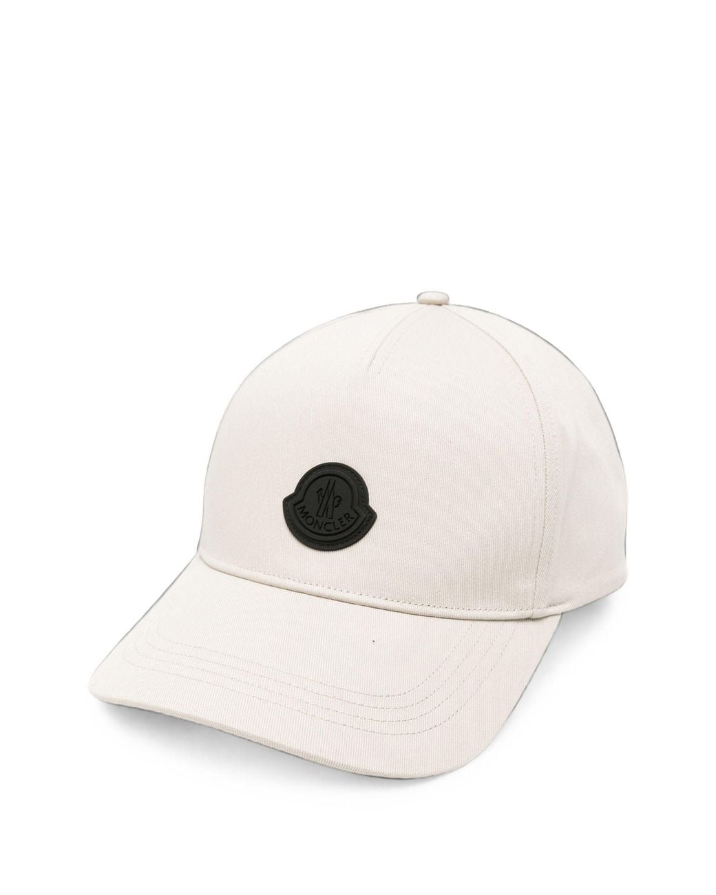 Moncler Natural Logo-Patch Baseball Cap for men