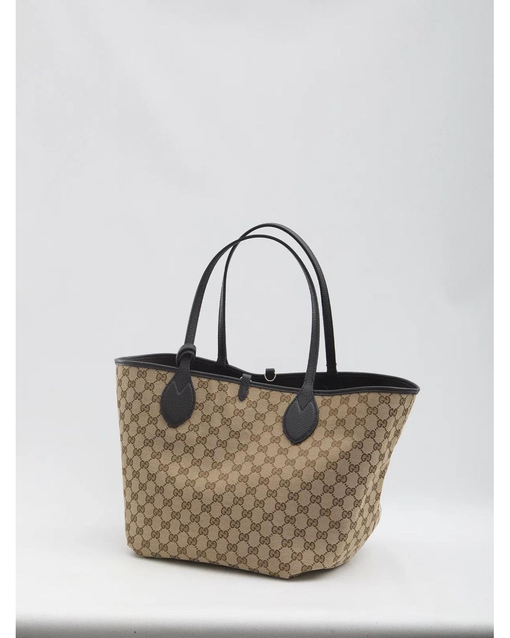 Gucci Black Totissima Large Leather Tote