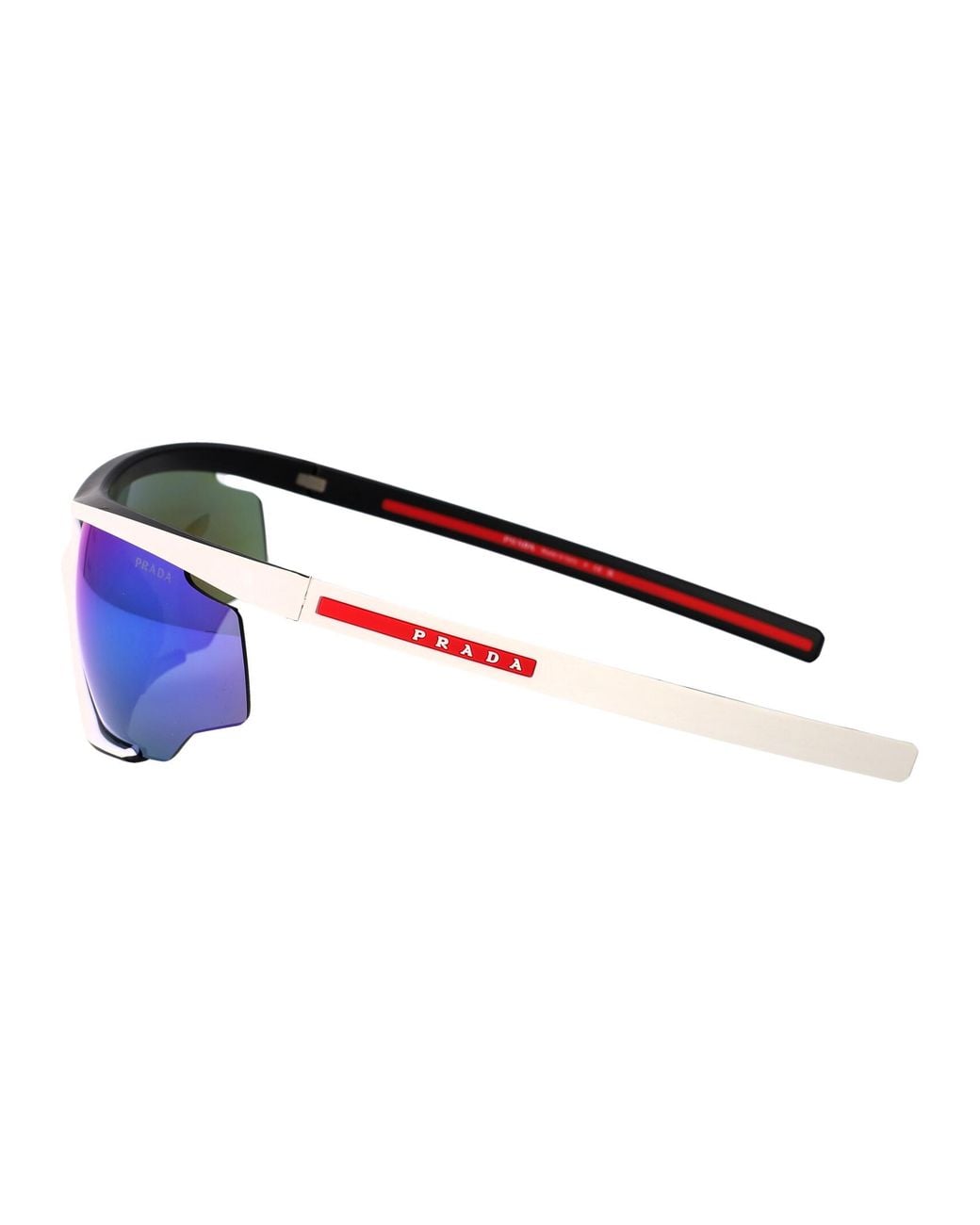 Paradas Linea Rosa Prada Linea Rossa Rubber Injected Sunglasses in Blue for Men | Lyst UK