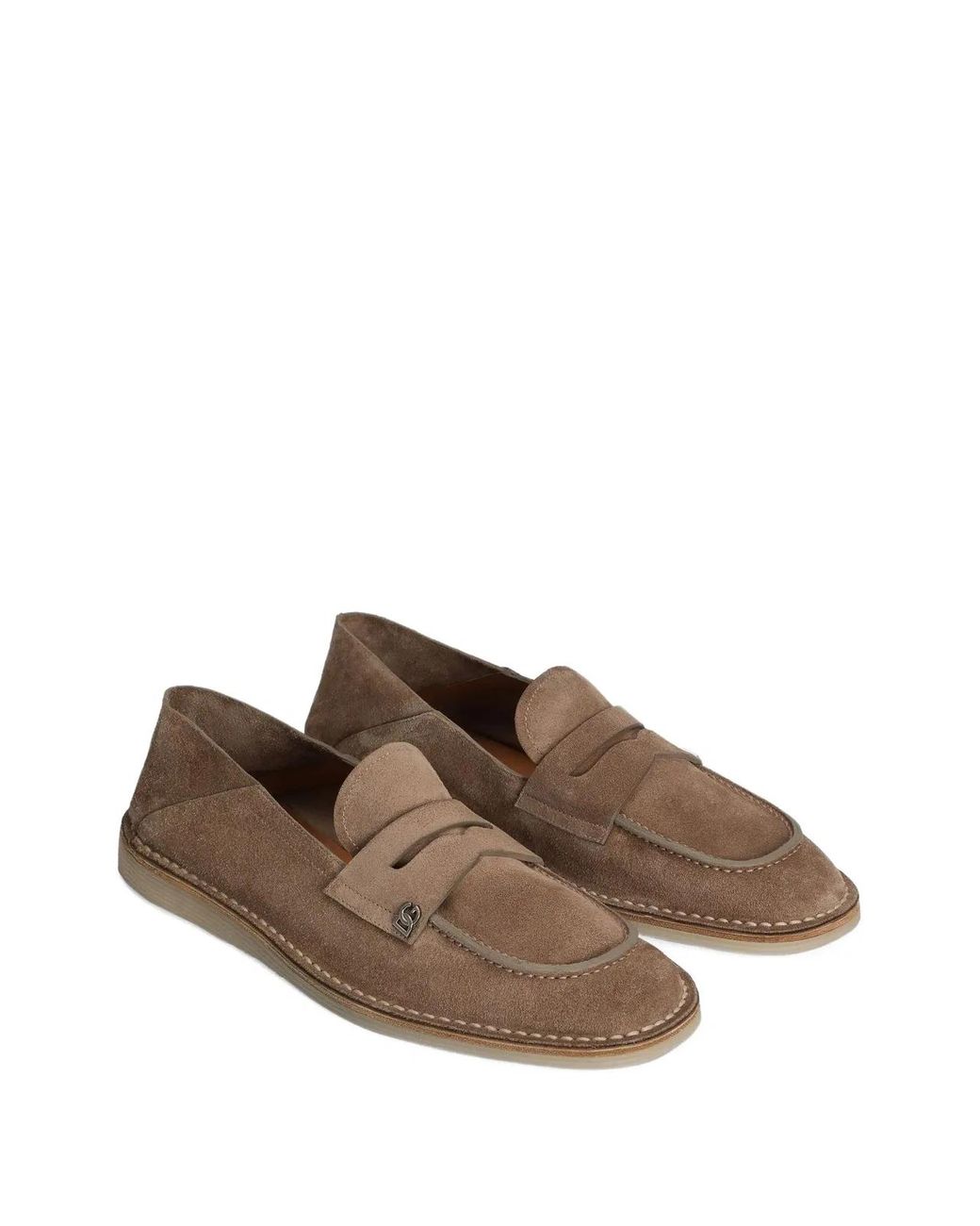 Dolce & Gabbana Brown Dolce & Gabbana Leather Sandals for men