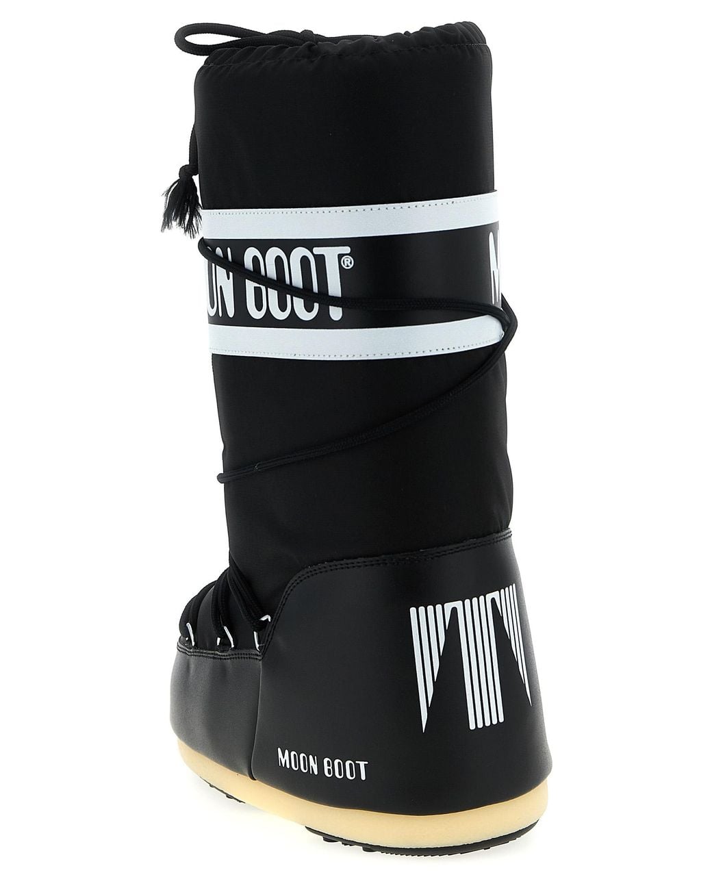 Moon Boot Black 'Icon' Boots