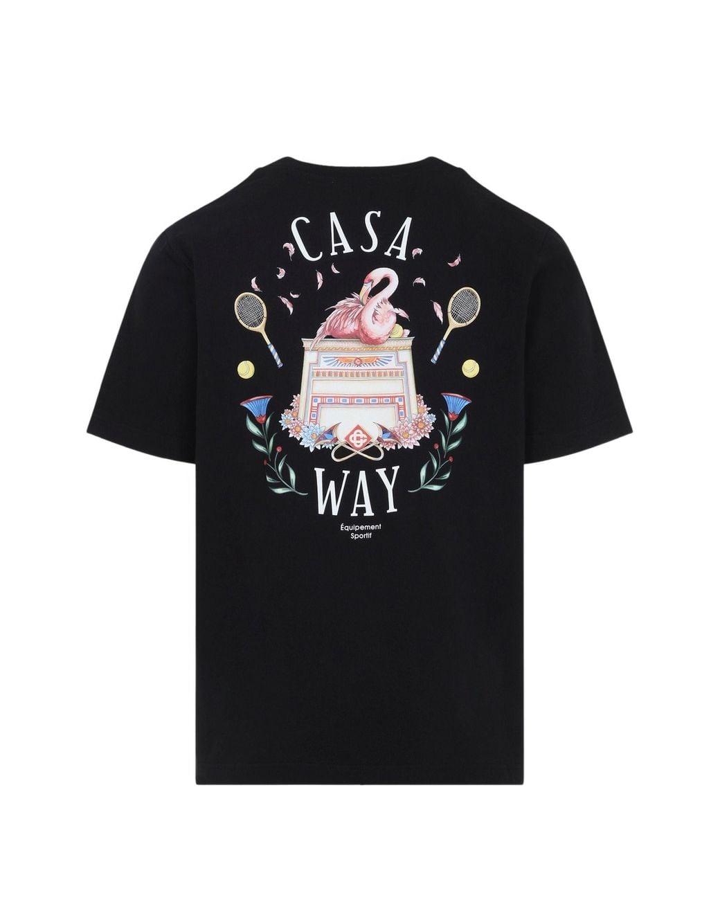 Casablanca Black Casa Way Graphic T-Shirt for men