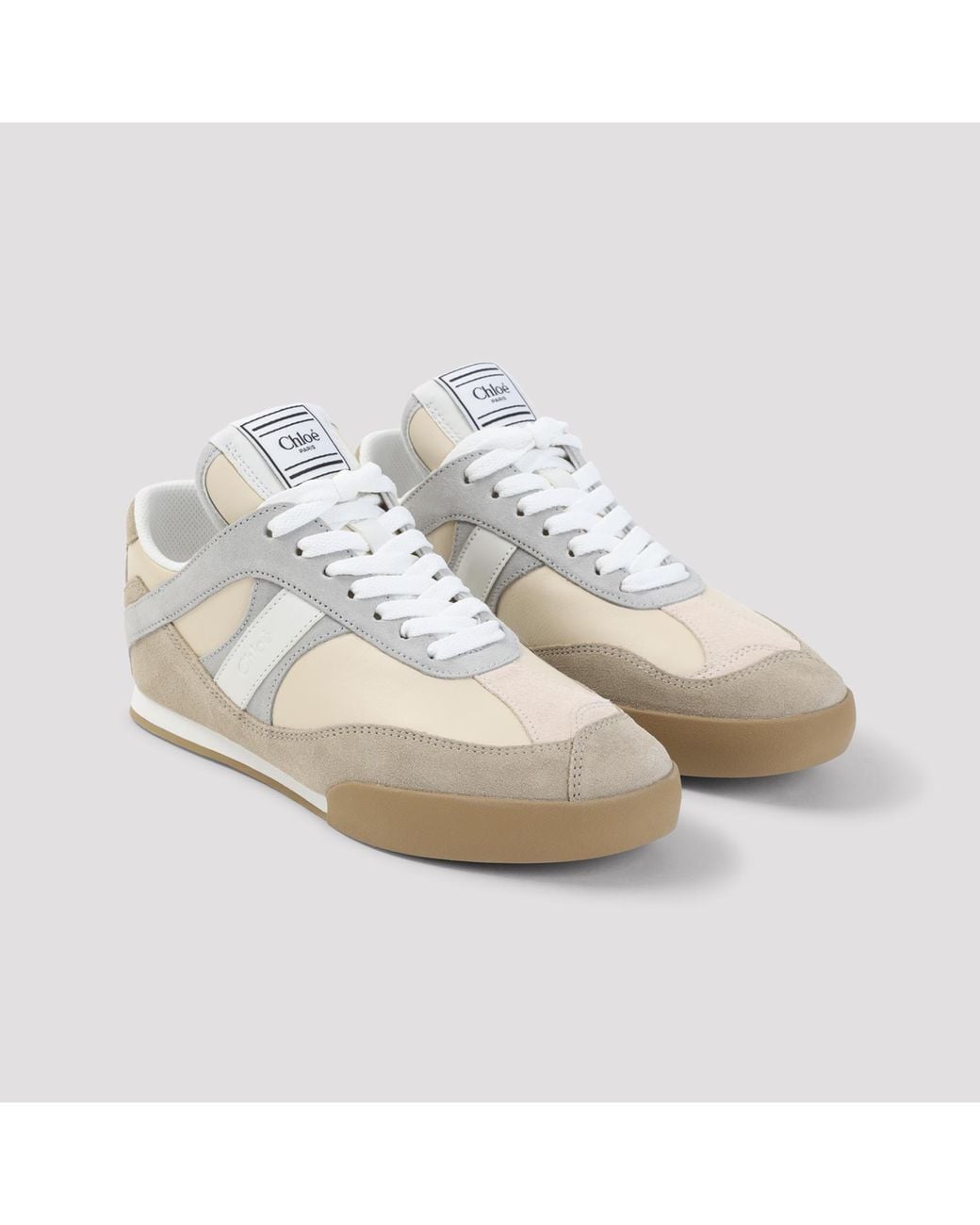 Chloé White Dove Kick Sneakers