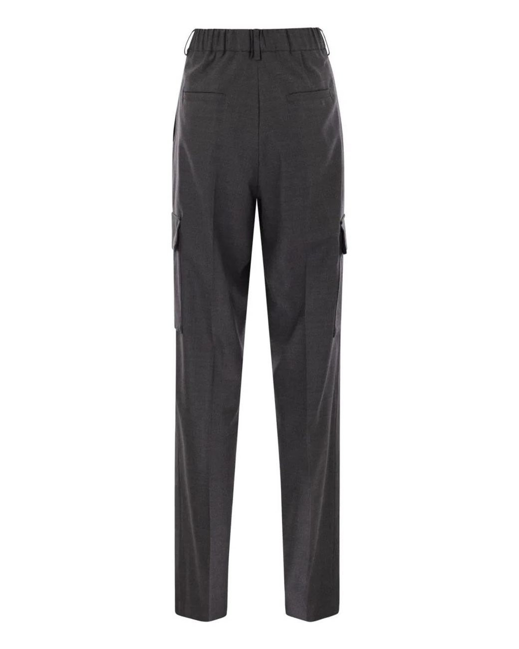 Herno Black Cargo Trousers