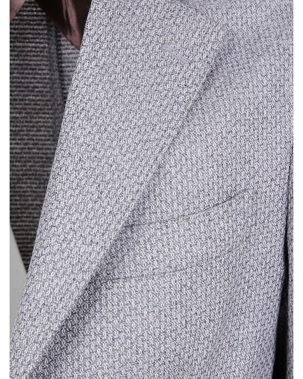 Barba Napoli Gray "Bactive Mono" Jacket for men