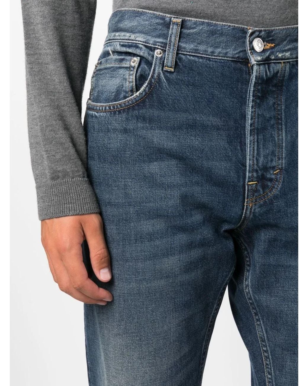 Department 5 Blue Slim Fit Denim Jeans for men