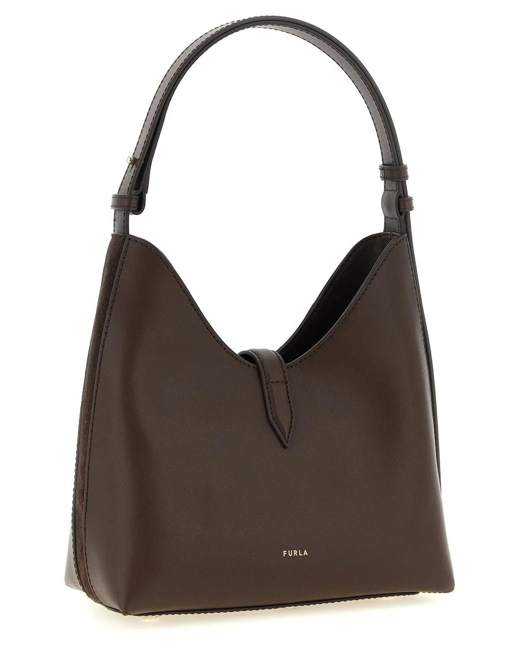 Furla Brown Goccia S' Shoulder Bag