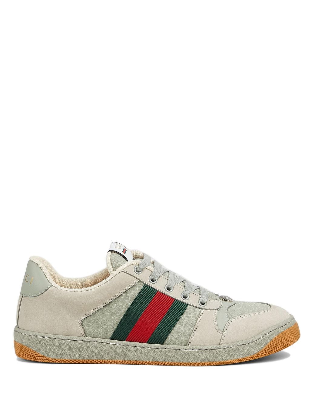 Gucci Gray Sneaker Screener With Gg for men