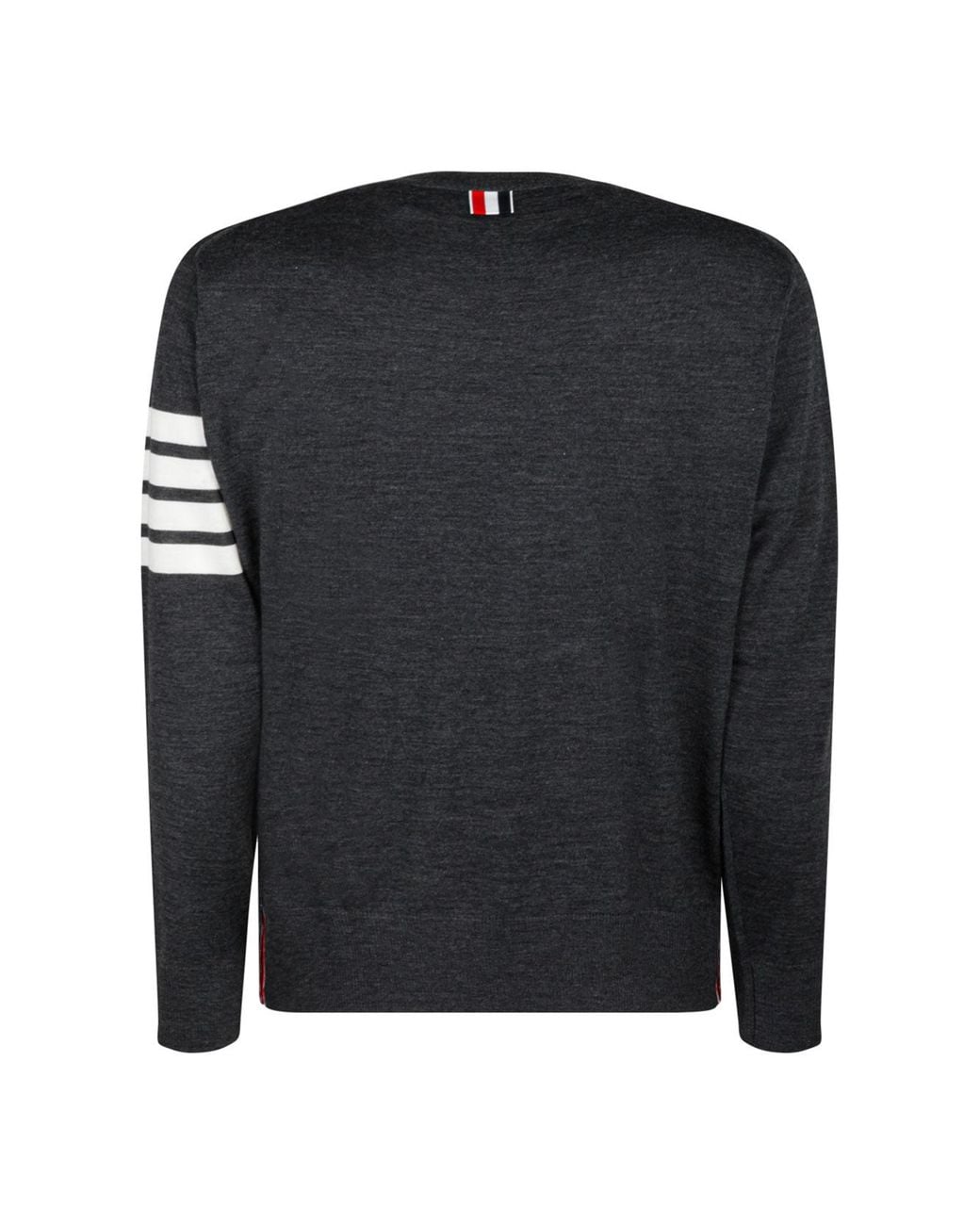 Thom Browne Black Virgin Wool Sweater for men