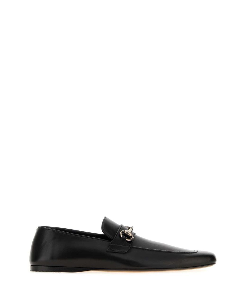 Gucci Black Leather Screener 3.0 Loafers for men