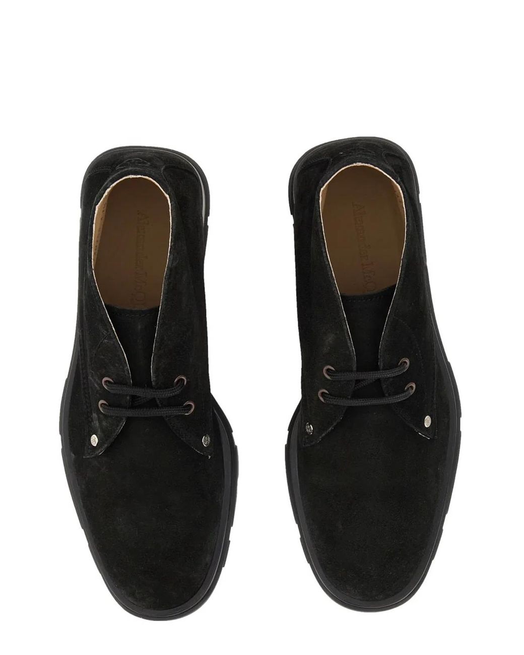 McQueen Black Suede Boot for men